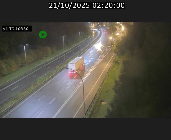 Traffic live webcam Luxembourg Senningerberg - A1 direction Luxembourg Kirchberg - BK 10.3