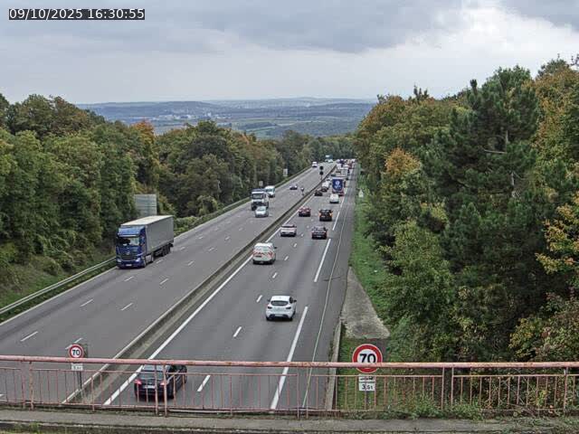 Caméra autoroute France - A33, Houdemont direction Lunéville