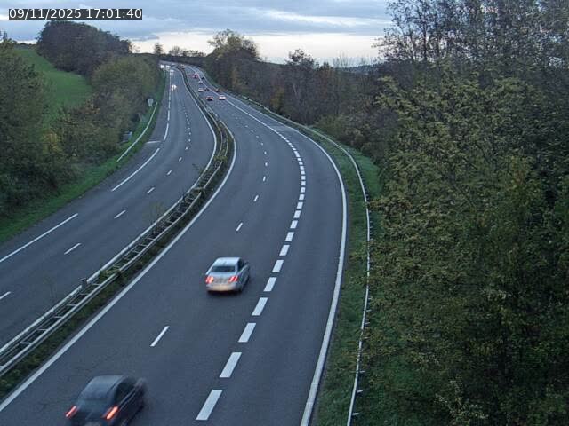 Caméra autoroute France - A33, Rosières direction Lunéville
