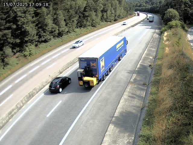 Caméra autoroute France - N57, Côte de la Calotine direction Nancy