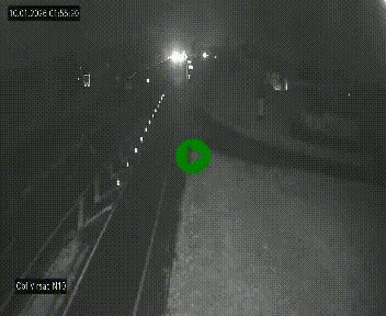 Vue en direct de l'autoroute A10 grâce à un drône situé au-dessus du péage de Virsac