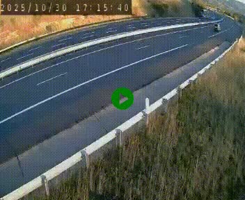 Caméra autoroutière France - A75, Engayresque, entre Millau et Séverac-le-Chateau, en direction de Montpellier