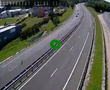 Caméra autoroute A75 à hauteur du col du rocher blanc en direction de Montpellier