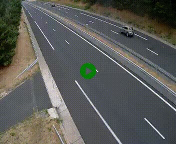 Caméra autoroute A75 à hauteur du col des Issartets en direction de Montpellier