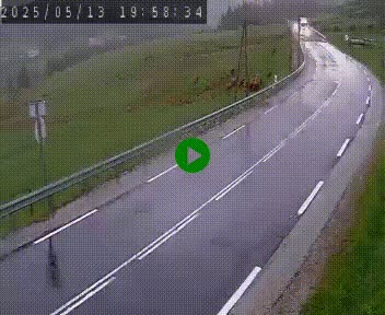 Webcam routière au niveau du col de la Chavade en Ardèche, sur la N102 à 1266 mètres d'altitude