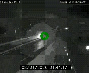 Webcam sur la N165 à hauteur de Hennebont, au nord de Lorient