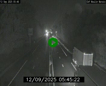 Webcam sur le périphérique de Nantes (N844) entre la Porte de Saint-Luce et la Porte d'Anjou, à l'est de la ville