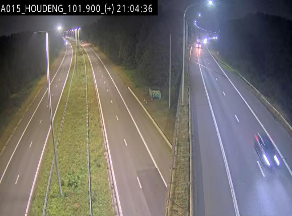 Webcam autoroute Belgique - Houdeng-Goegnies - Jonction E19/E42 direction Tournai/Mons - BK 101.85