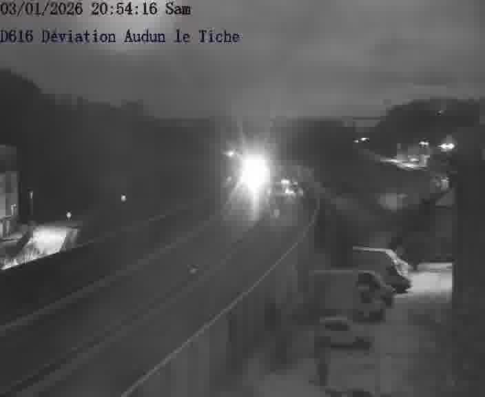 Webcams sur la D616, sur le contournement d'Audun-le-Tiche menant à Belval (Luxembourg)