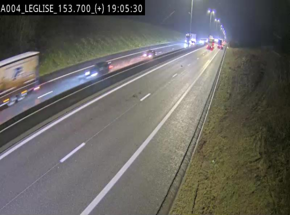 Webcam autoroute E411 à hauteur de Léglise, en direction de Luxembourg