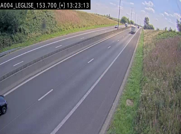 Webcam autoroute E411 à hauteur de Léglise, en direction de Luxembourg