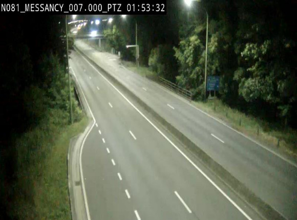 Webcam sur la N81 (E411) à hauteur du Cora Messancy. Vue orientée vers Arlon