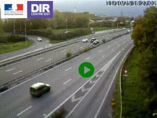 Webcam sur la Nationale 201 à hauteur de la sortie Chambéry-Nord, avant à la jonction entre l'A41 et l'A43, en direction de Lyon