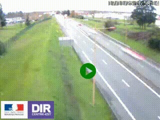 Webcam à Mably, à proximité de Roanne en direction de Moulins sur la N7