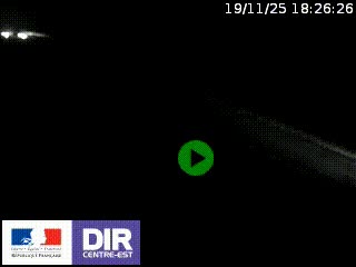 Webcam au niveau du col de Bois Clair à hauteur de Cluny sur la N79. Vue orientée vers Mâcon