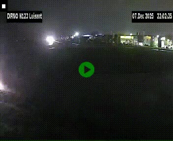 Webcam en périphérie de Chartres sur la N123, à hauteur de Luisant. Vue orientée vers Chartres