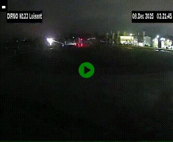 Webcam en périphérie de Chartres sur la N123, à hauteur de Luisant. Vue orientée vers Chartres