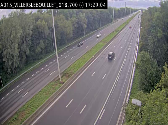 Webcam autoroute Belgique - Villers-le-Bouillet - E42 direction Liège - BK 18.7