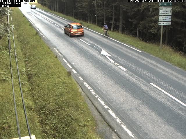 Caméra du Collet sur la route de Colmar (D417)