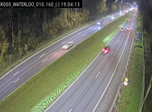 Webcam autoroute Belgique - Waterloo - R0 (ring de Bruxelles) - BK 12.3