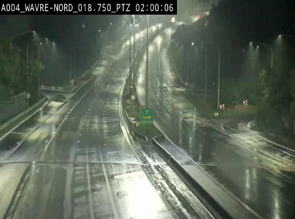 Webcam traffic E411(A4) - BK 18.7 - Bierges (Wavre Nord)