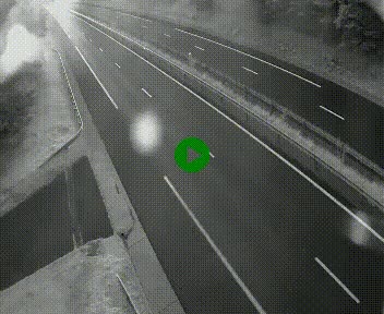 Caméra autoroute A75 à hauteur du col des Issartets en direction de Montpellier