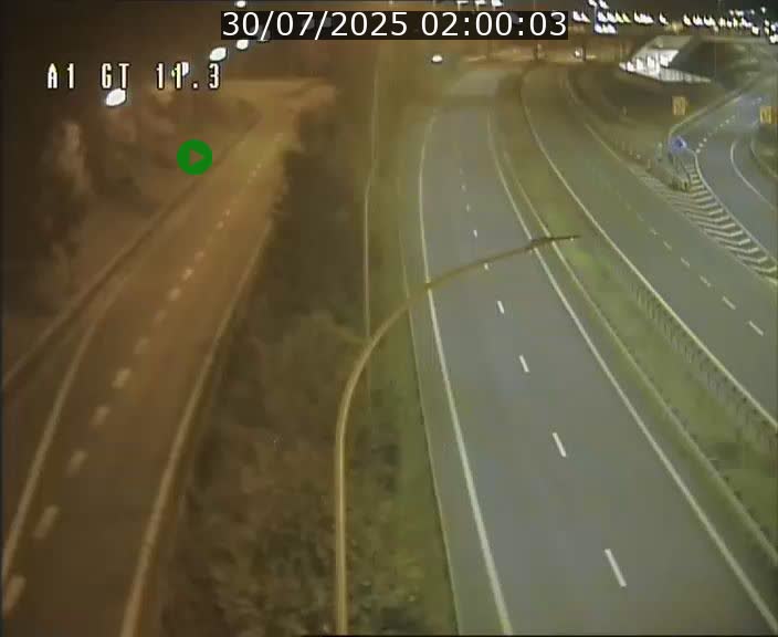 Traffic live webcam Luxembourg Senningerberg - A1 direction Allemagne - BK 11.3