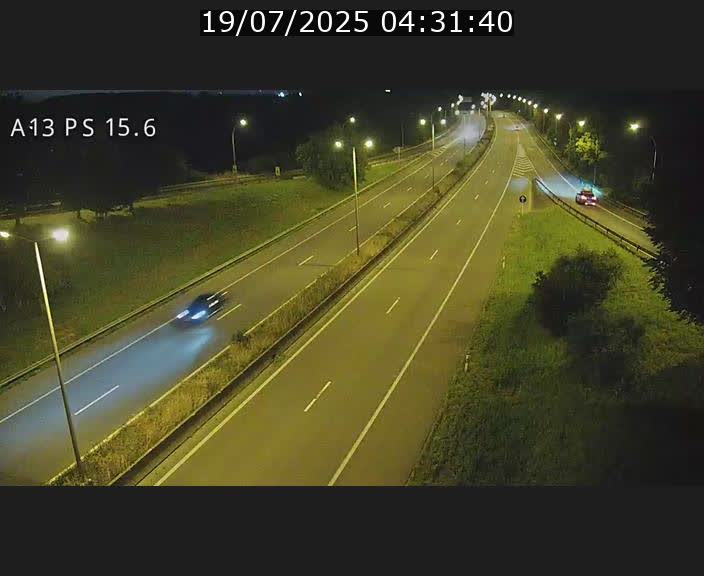 Traffic live webcam Luxembourg Kayl - A13 direction Dudelange - BK 15.6