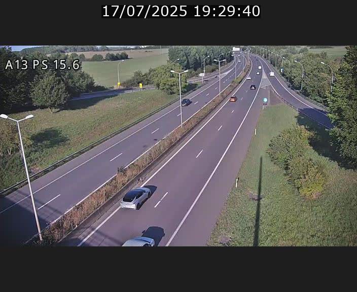 Traffic live webcam Luxembourg Kayl - A13 direction Dudelange - BK 15.6