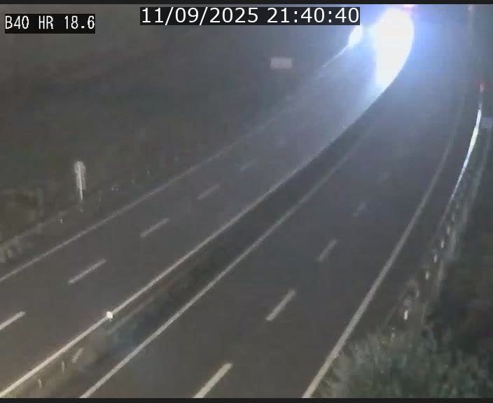 Webcam sur la route de liaison entre Micheville et Esch-Belval à la frontière entre le Luxembourg et la France. Vue orientée vers la Lorraine.
