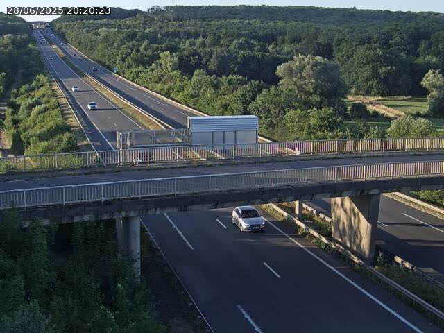 Caméra autoroute France - A31, Zoufftgen direction Luxembourg-ville, à la frontière entre la France et le Luxembourg