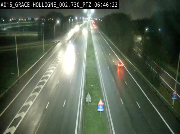 Caméra trafic Belgique - Grâce-Hollogne - E42, jonction avec A604, direction Loncin/Aéroport de Liège -  BK 3.2