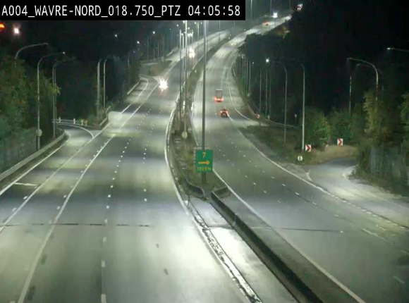 Webcam traffic E411(A4) - BK 18.7 - Bierges (Wavre Nord)