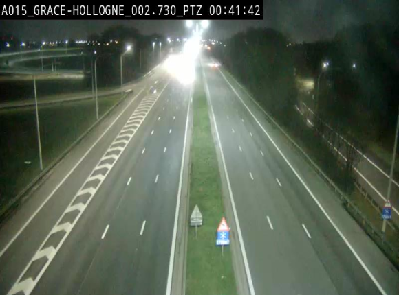 Caméra trafic Belgique - Grâce-Hollogne - E42, jonction avec A604, direction Loncin/Aéroport de Liège -  BK 3.2