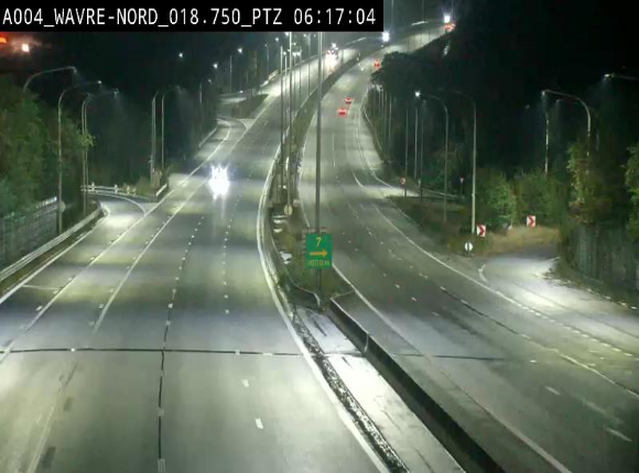Webcam traffic E411(A4) - BK 18.7 - Bierges (Wavre Nord)