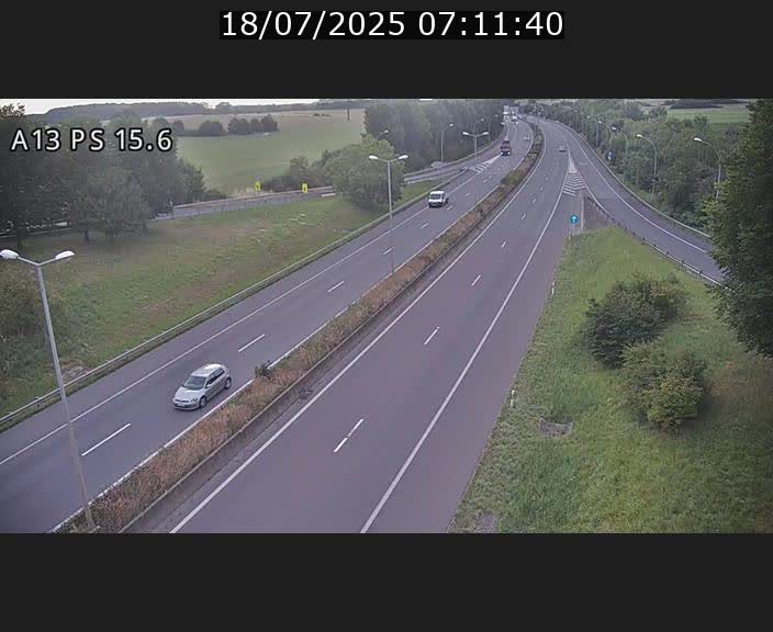 Traffic live webcam Luxembourg Kayl - A13 direction Dudelange - BK 15.6