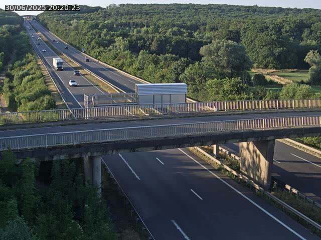 Caméra autoroute France - A31, Zoufftgen direction Luxembourg-ville, à la frontière entre la France et le Luxembourg