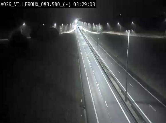 Webcam autoroute A26/E25 à hauteur de Vaux-sur-Sûre, à la jonction avec la N85 en direction de Liège - BK 83.6
