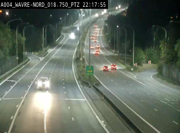 Webcam traffic E411(A4) - BK 18.7 - Bierges (Wavre Nord)