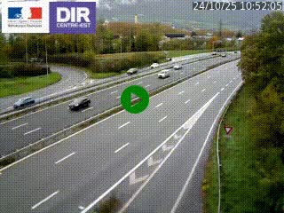 Caméra routière à hauteur de la sortie 15 Chambéry-centre au PK 4,103 en direction d'Albertville
