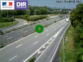 Caméra routière à hauteur de la sortie 15 Chambéry-centre au PK 4,103 en direction d'Albertville