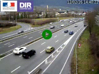 Caméra routière à hauteur de la sortie 15 Chambéry-centre au PK 4,103 en direction d'Albertville