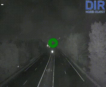 Webcam sur le périphérique de Caen (N814) à l'est de la ville, à Mondeville hauteur de la sortie 2, Presqu'île-Rives de l'Orne, au bout de l'autoroute A13
