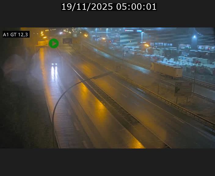 Traffic live webcam Luxembourg Senningerberg - A1 direction Allemagne - BK 12.3
