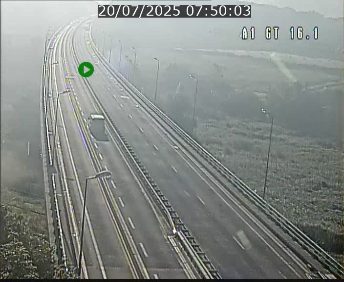 Traffic live webcam Luxembourg Niederanven - A1 direction Allemagne - BK 16.1