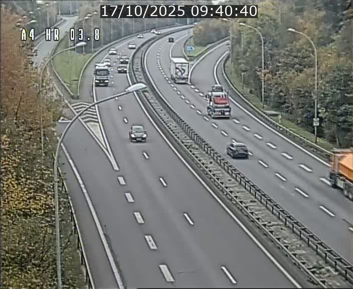 Webcam traffic A4 Luxembourg - BK 3.8 - Leudelange (direction Esch sur Alzette)