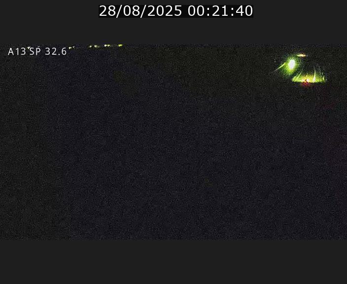 Webcam info trafic A13 à hauteur de Mondorf-les-bains. Vue orientée vers Altwies