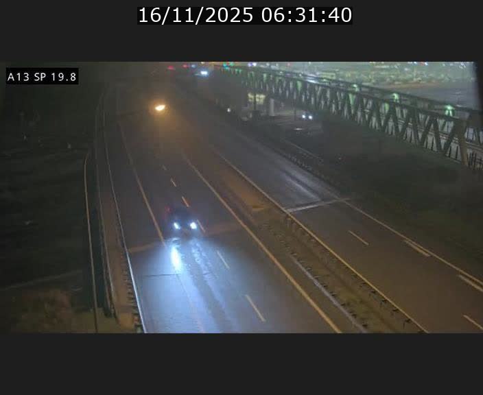 Traffic live webcam Luxembourg Croix de Bettembourg - A13 direction Esch-sur-Alzette - BK 19.8