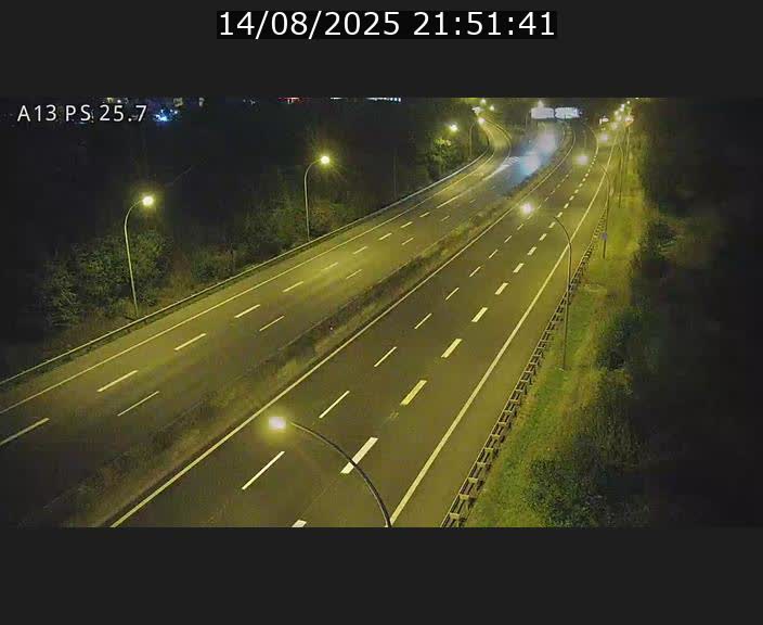 Traffic live webcam Luxembourg Frisange - A13 direction Allemagne - BK 26