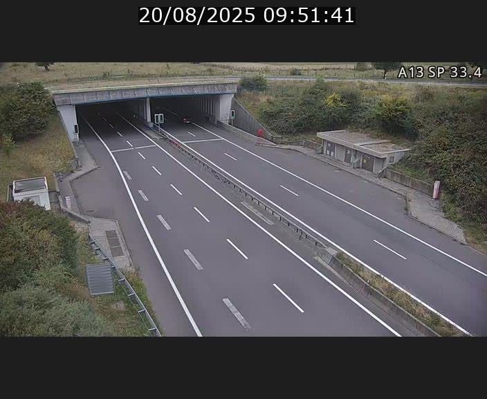 Webcam trafic sur A13 à hauteur d'Altwies en direction de Mondorf-les-bains et en provenance de l'Allemagne